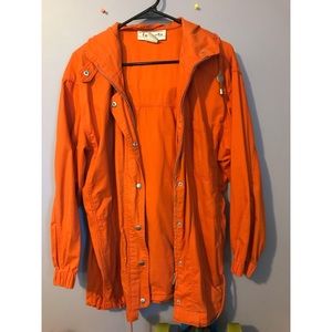 Orange coat
